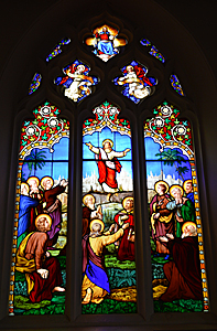 The south aisle west window May 2017