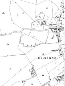 The central part of the village in 1901