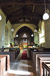 The interior looking east October 2016