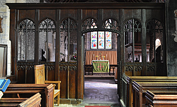 The rood screen October 2016