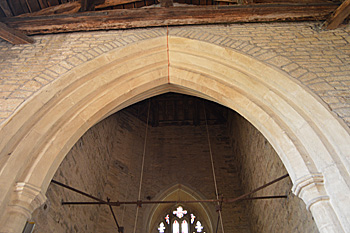 The west tower arch October 2016