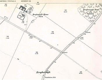 Brogborough Manor Farm in 1901