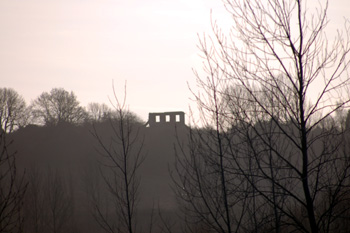 The remains of the Round House December 2008