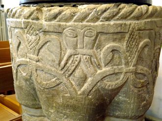 Carlton Church font May 2018