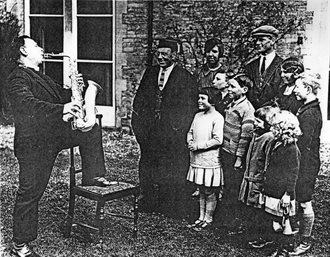 Rector Cox with Sax (Beds Times 3 Oct 1930)