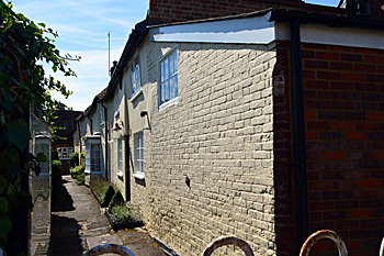 Church End House looking towards the school September 2016