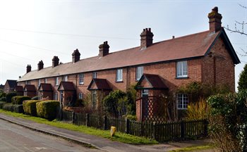 1 to 11 Church Road from the north February 2013