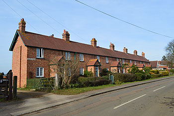 1 to 11 Church Road from the south February 2013