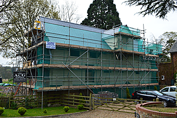 Flitwick Mill under reconstruction April 2017