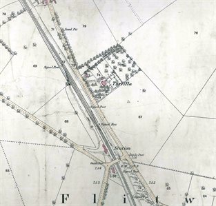 The southern part of Denel End in 1882
