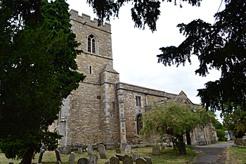 The church from the south-west June 2017