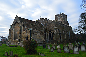 The church from the north-east January 2016