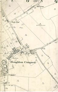 The greater part of the village in 1901
