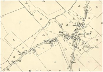 Brook End and Riseley Road in 1901