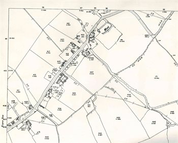 The eastern end of Keysoe Row East in 1901