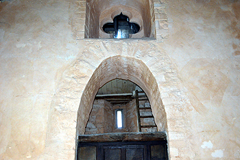 West tower arch March 2014