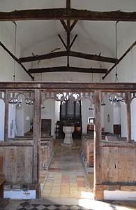 The interior looking west March 2014