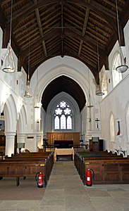 The interior looking east December 2016