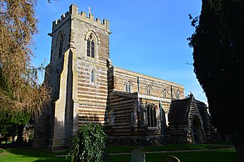 The church from the south-west February 2016