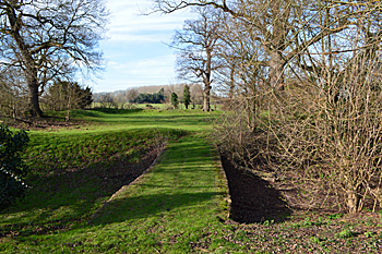 The entrance to the island February 2016