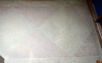 Paving in the chancel May 2017