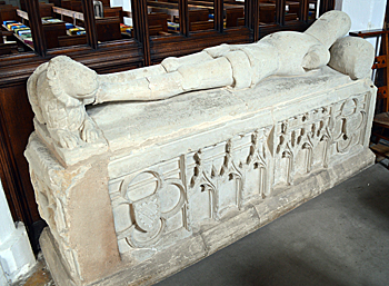 Supposed tomb of Sir William de Tyrynton May 2017