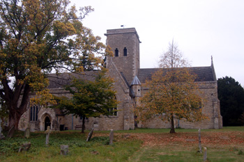 The church from the south October 2009