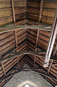 The chancel roof October 2016