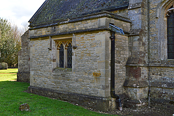 The exterior of the vestry February 2016