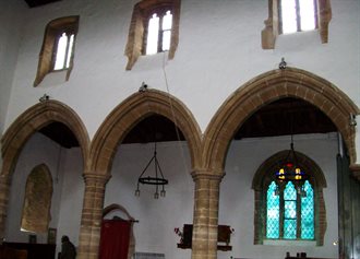 Carlton Church arches and clerestory N