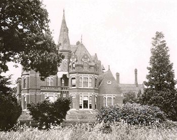 Clapham Park south front in 1889 [X67/338]