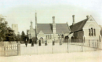 Clapham School in 1879 [X907/1]