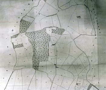 Northern part of Clapham in 1839 [MAT10-1]