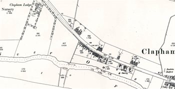 The western part of the village in 1901