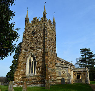 The church from the south-west February 2013