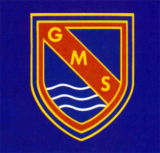 Goldington Middle School crest about 1995 [E-Pu4-4-48]