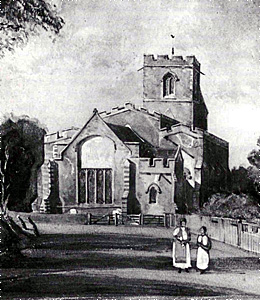 The church from the east - 1843