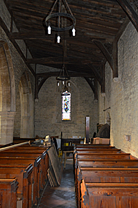 The north aisle looking west February 2016