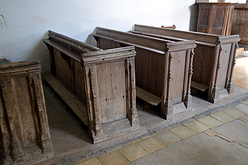 The 15th century pews March 2014
