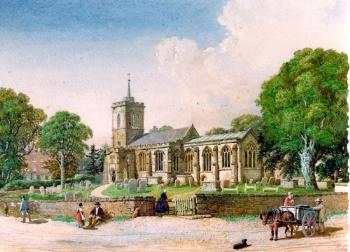 Northill church in 1859 [Z49/413]