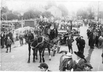 Shefford Fire Brigade about 1925