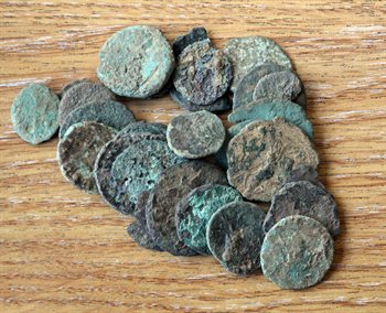 Assemblage of Roman coins