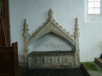 Easter sepulchre - copyright All Saints Little Staughton