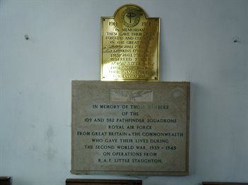 Pathfinders Memorial - copyright All Saints Little Staughton