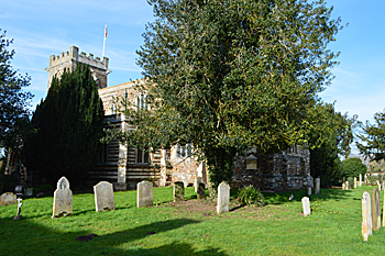 The church from the south-east February 2016