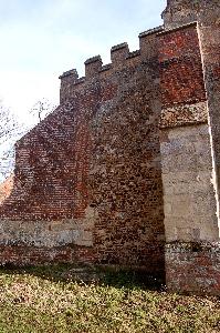 north west corner of the church January 2007