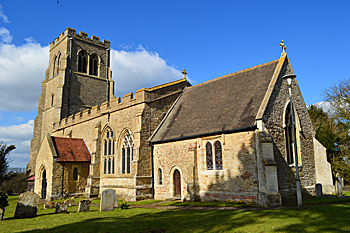 The church from the south-east February 2016