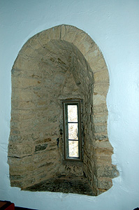 Window in the north wall of the chancel August 2012