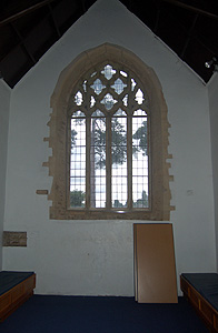 The chancel east window August 2012