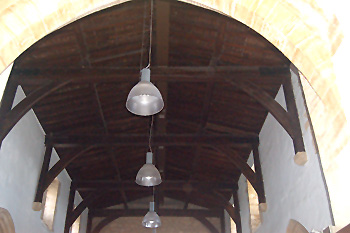The nave roof August 2012